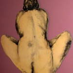 Woman sitting on Floor