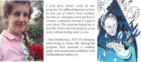 Sera Senakovicz, image:  Zosienka Patron Saint of Lost Causes, Silkscreen, 22”x30” 2014